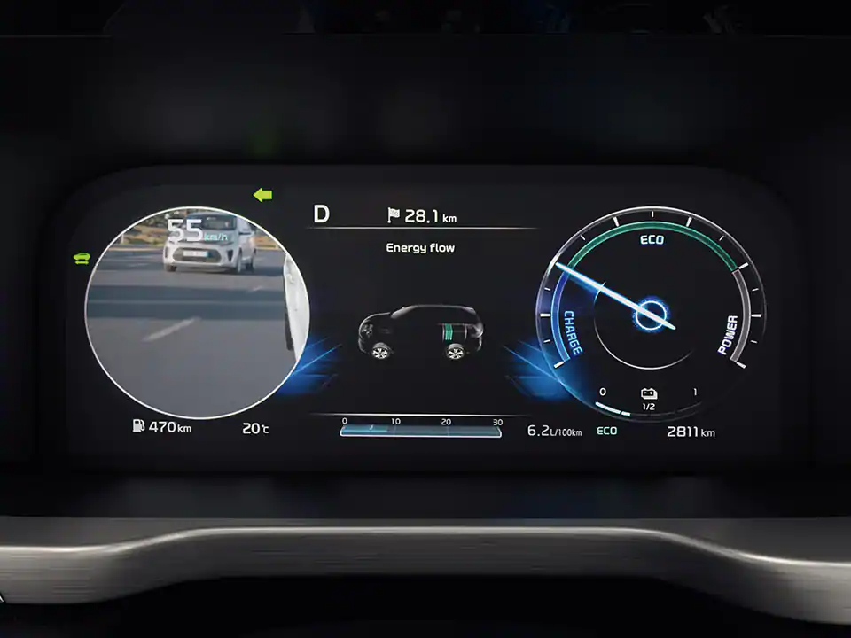 Công nghệ Hiển thị điểm mù lên màn hình đa thông tin (BVM)